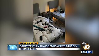 Squatters turn College Area vacation home into drug den