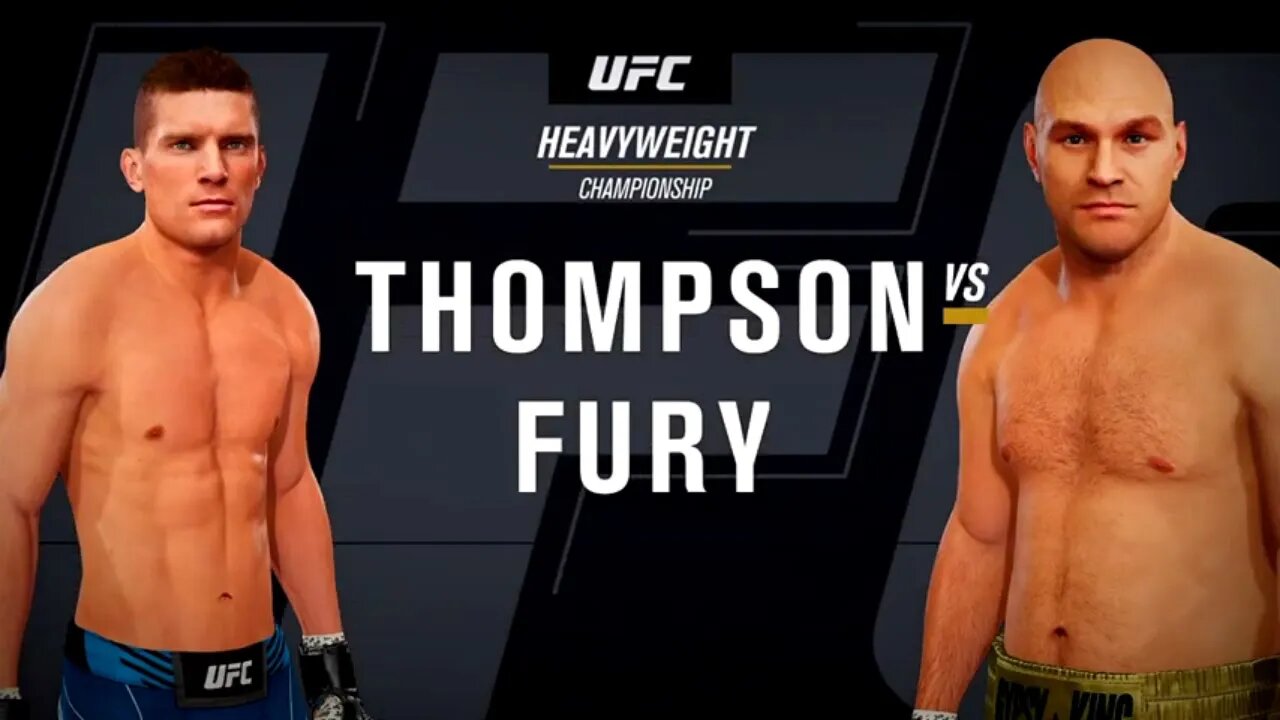 EA Sports UFC 4 Gameplay Tyson Fury vs Stephen Thompson