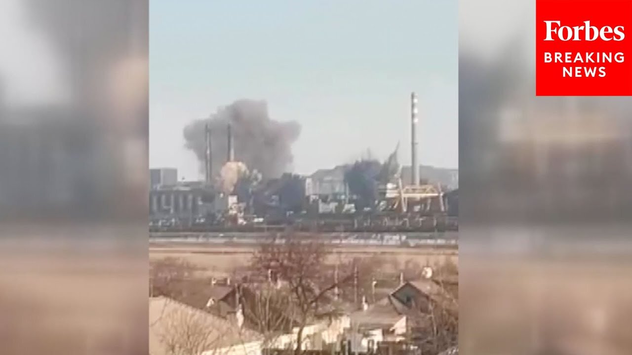 Factories In Mariupol, Ukraine, Are Hit By Russian Forces