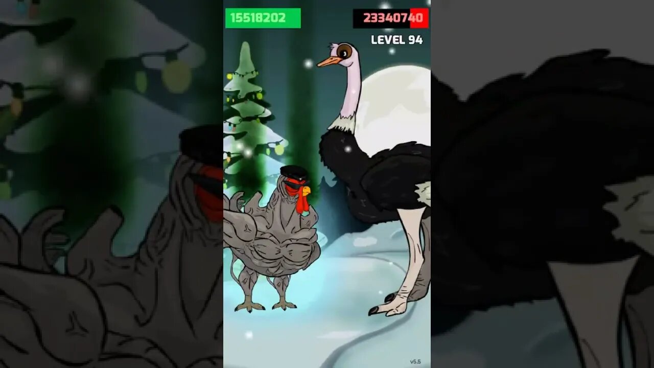 taguro vs ostrich level 94 , how many punches taguro need ? || full videos on the channel