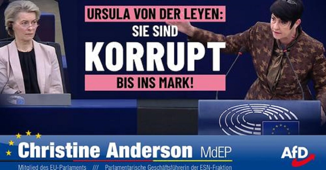 Ursula von der Leyen - Sie sind korrupt bis ins Mark!