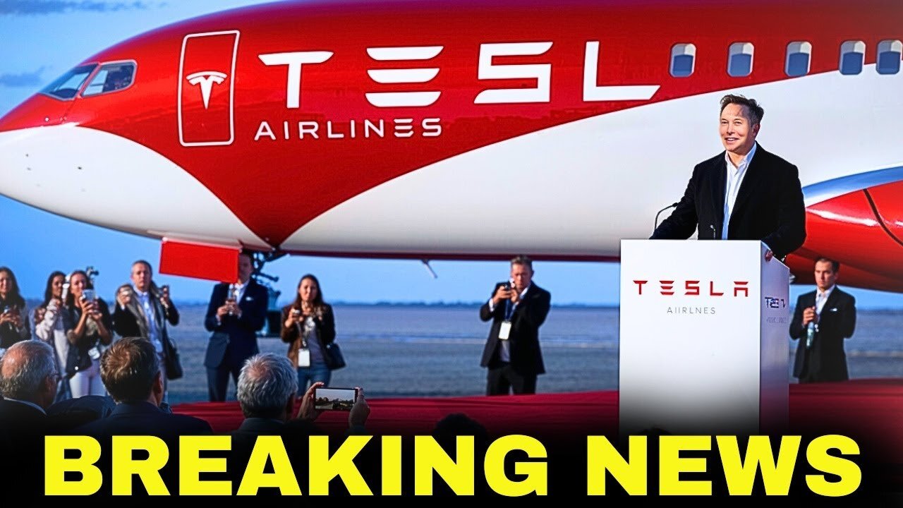 Elon Musk: "I Am Releasing Tesla's FIRST Airplane & End All Competition"