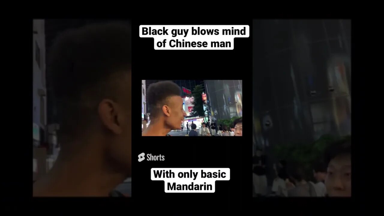 Watch this Black Guy Speak Basic Chinese and Shock a Chinese Guy! #shorts