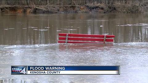 Flood Warning continues in Kenosha County