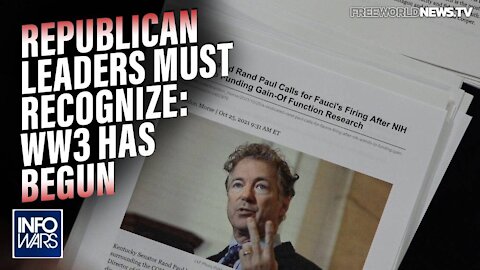 If America has Any Hope, Republican Leaders Must Recognize This: WW3 has Already Begun