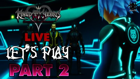 Kingdom Hearts Dream Drop Distance HD - LIVE Let's Play/Walkthrough Part 2 - The Grid