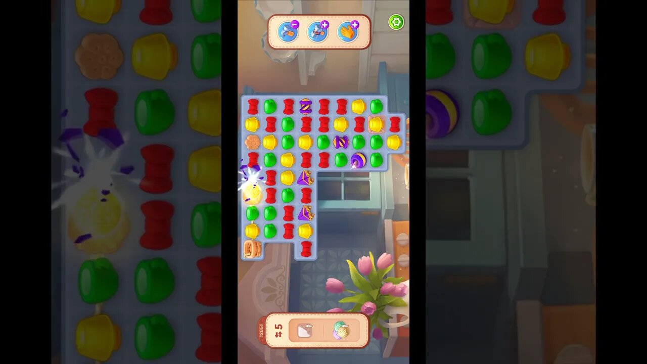 Shorts Playrix Homescapes Gameplay Walkthrough Level 12851-040