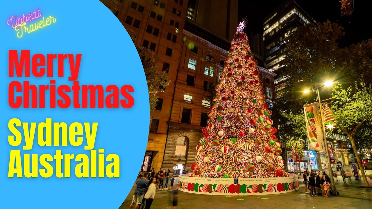 Merry Christmas from Sydney, Australia - Sydney’s largest Christmas tree