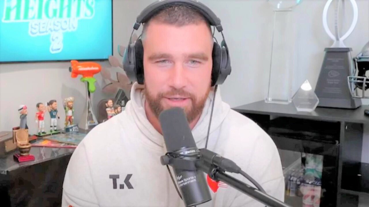 the feeling of dating Taylor Swift is beautiful,says Travis kelce during podcast .