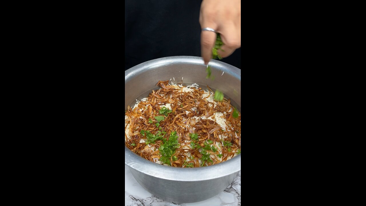 Chicken Dum Biryani asmr.