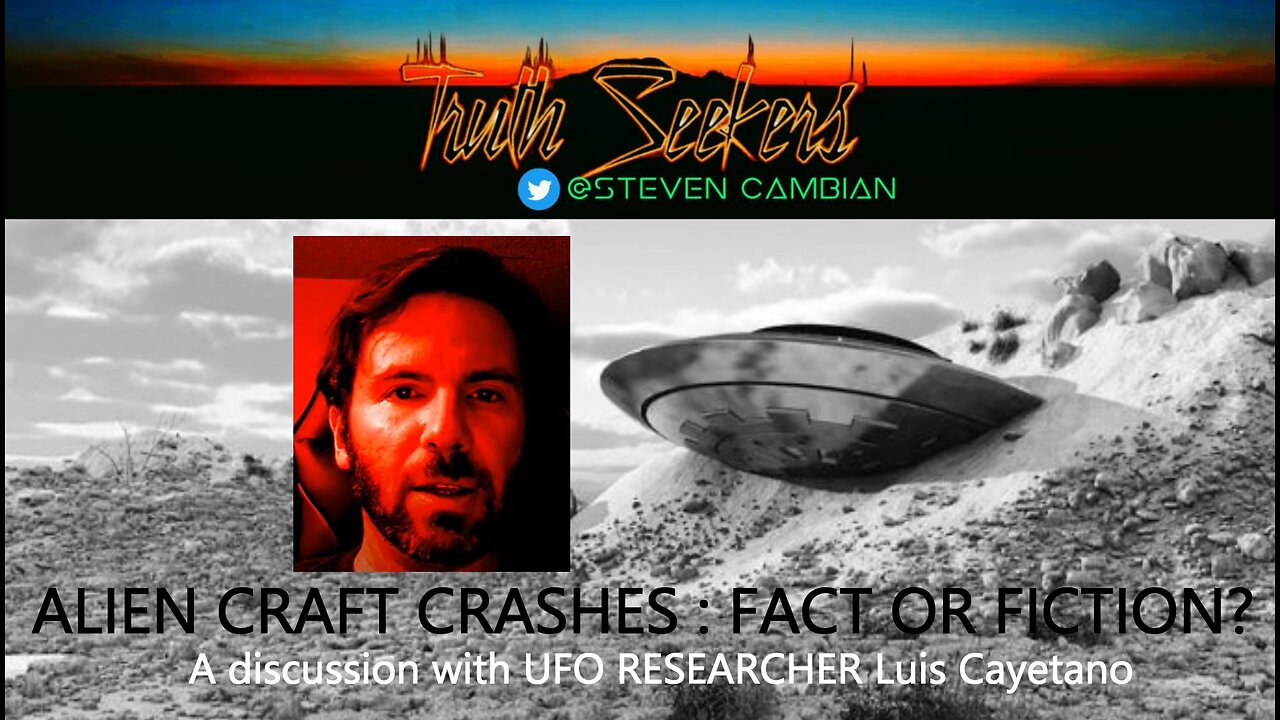 Alien craft crashes : Fact or fiction? A discussion with UFO researcher Luis Cayetano.