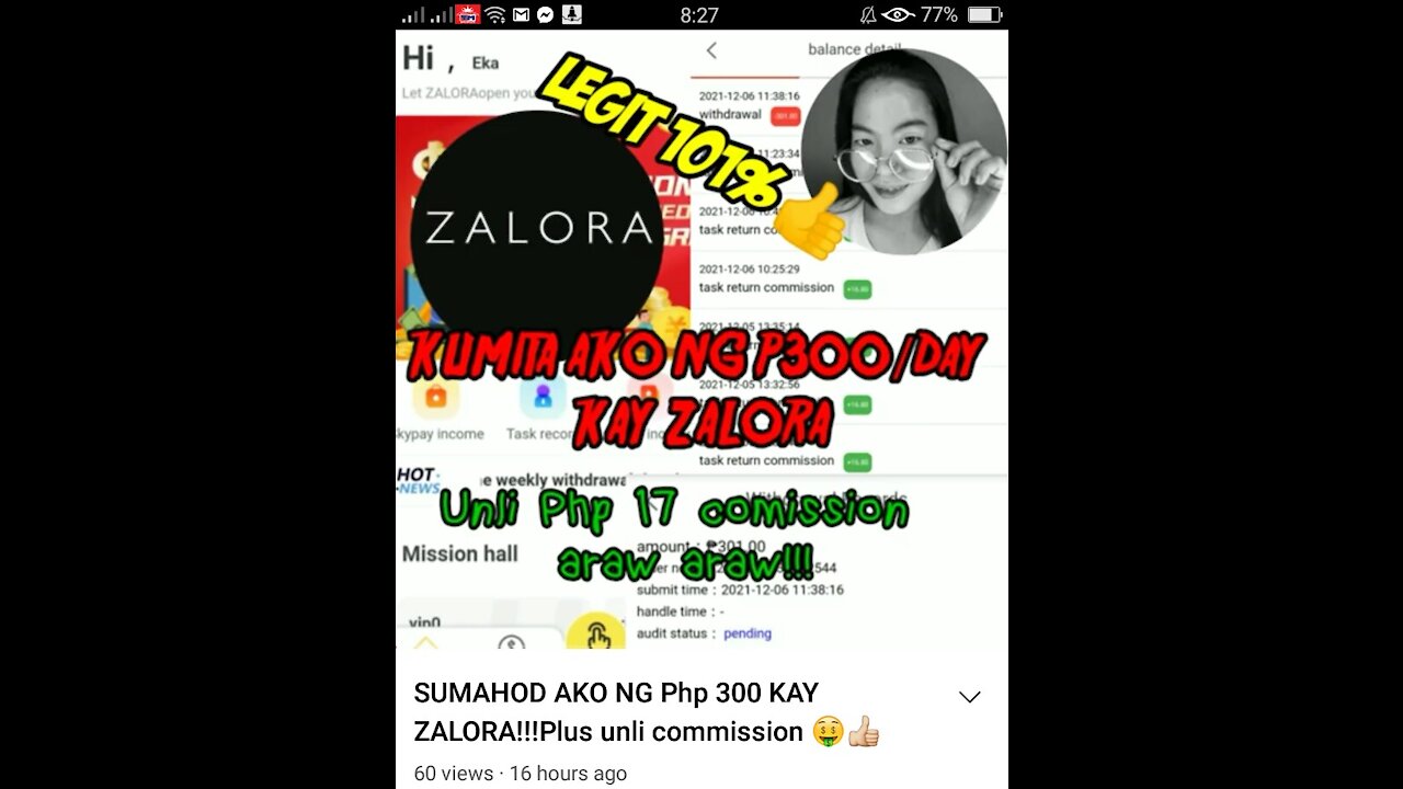 SUMAHOD AKO KAY ZALORA!!!