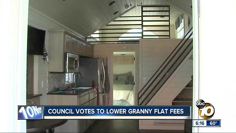 City Council eliminates "granny flat" fee