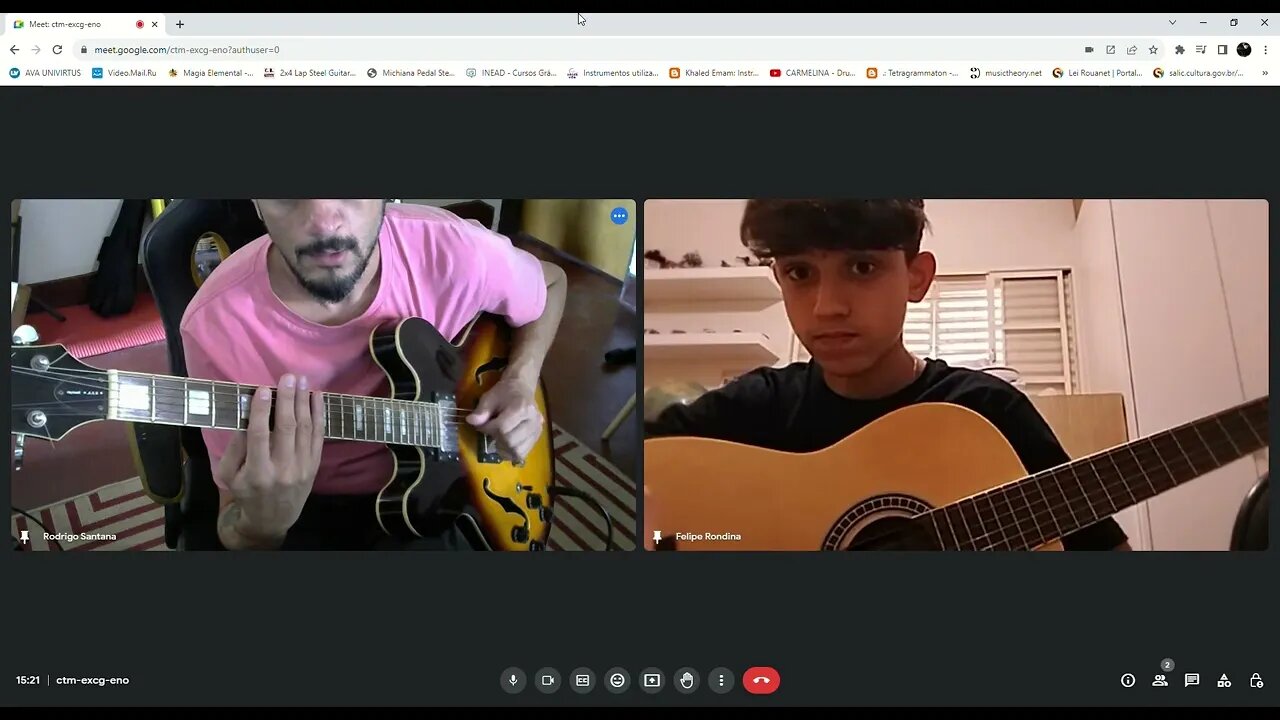 Naquela mesa - Aula de Violão - Aluno Felipe Rondina (Bauru).