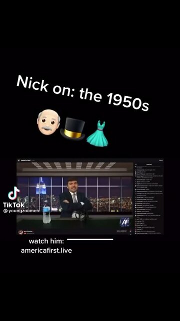 Nick Fuentes on the 1950s