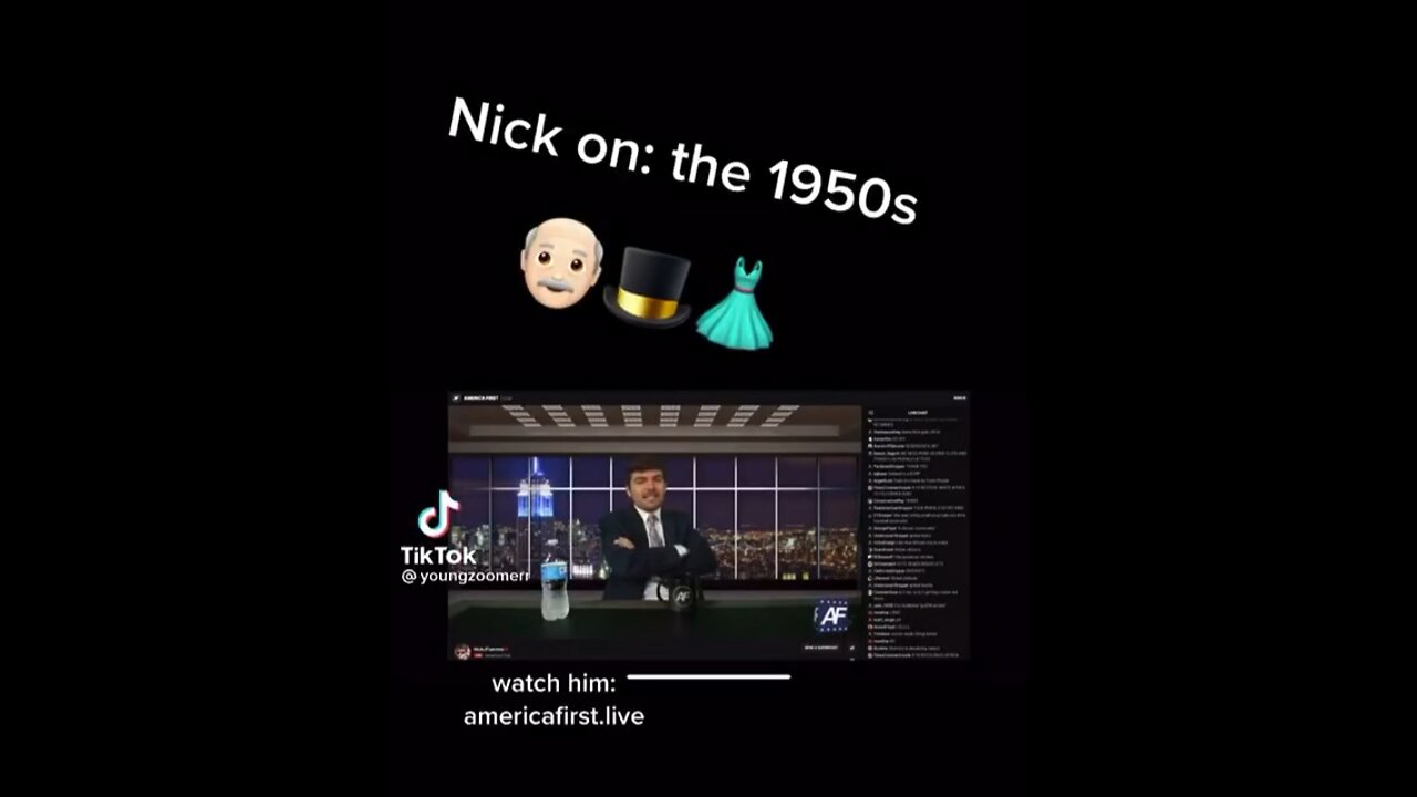 Nick Fuentes on the 1950s