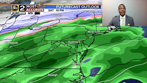 Maryland's 7 Day Forecast: Rainy Warm Up