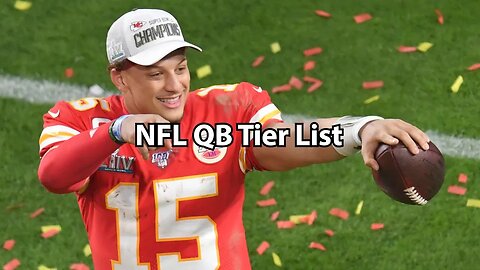 NFL QB Tier List | Football Fanatics w/ @shaqwido