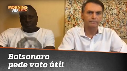 De olho em vitória no 1º turno, Jair Bolsonaro faz apelo por voto útil