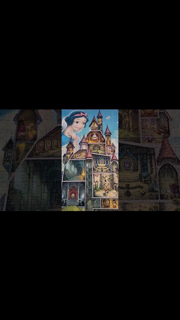 Really lovin this #disney #castle series! #puzzle #shorts #satisfying