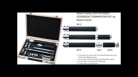 Sorby Turnmaster Tools Box Opening