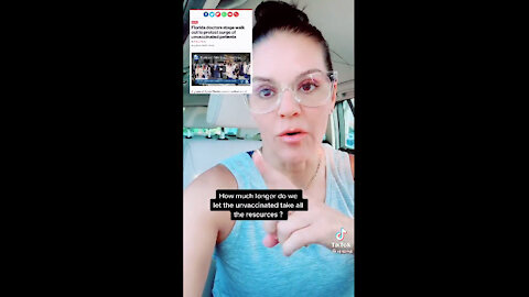 Doctor is upset she has to do her job and treat unvaccinated patients