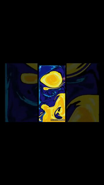 #shorts Magic fluids app for Android. blue and yellow goo 4