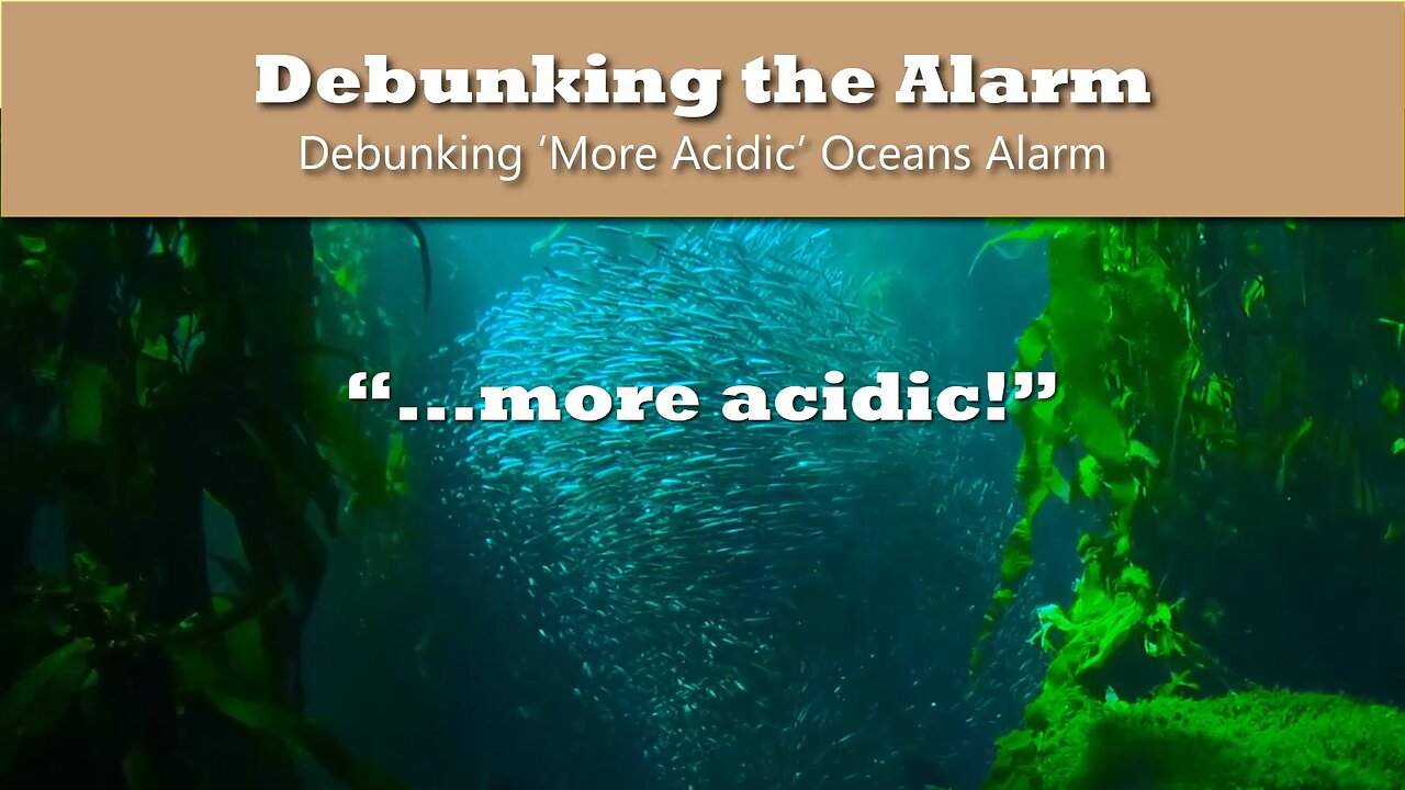 Debunking the Alarm: ‘More Acidic’ Oceans