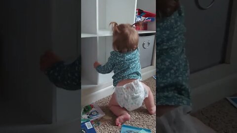 Trying to help clean!!!