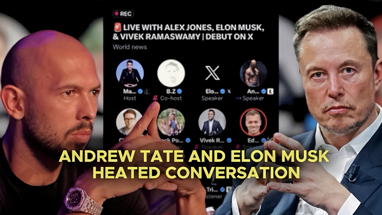 ANDREW TATE AND ELON MUSK HEATED DEBATE #AndrewTate #ElonMusk #debate