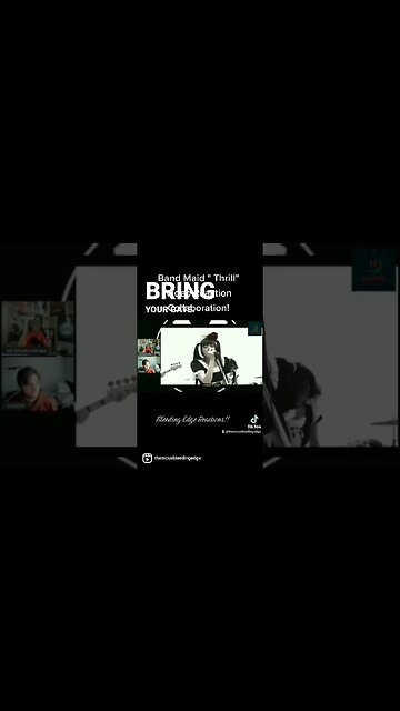 Clip #19 of a Band Maid " Thrill" Video Reaction Collaboration Series! #bandmaidthrill #bandmaid