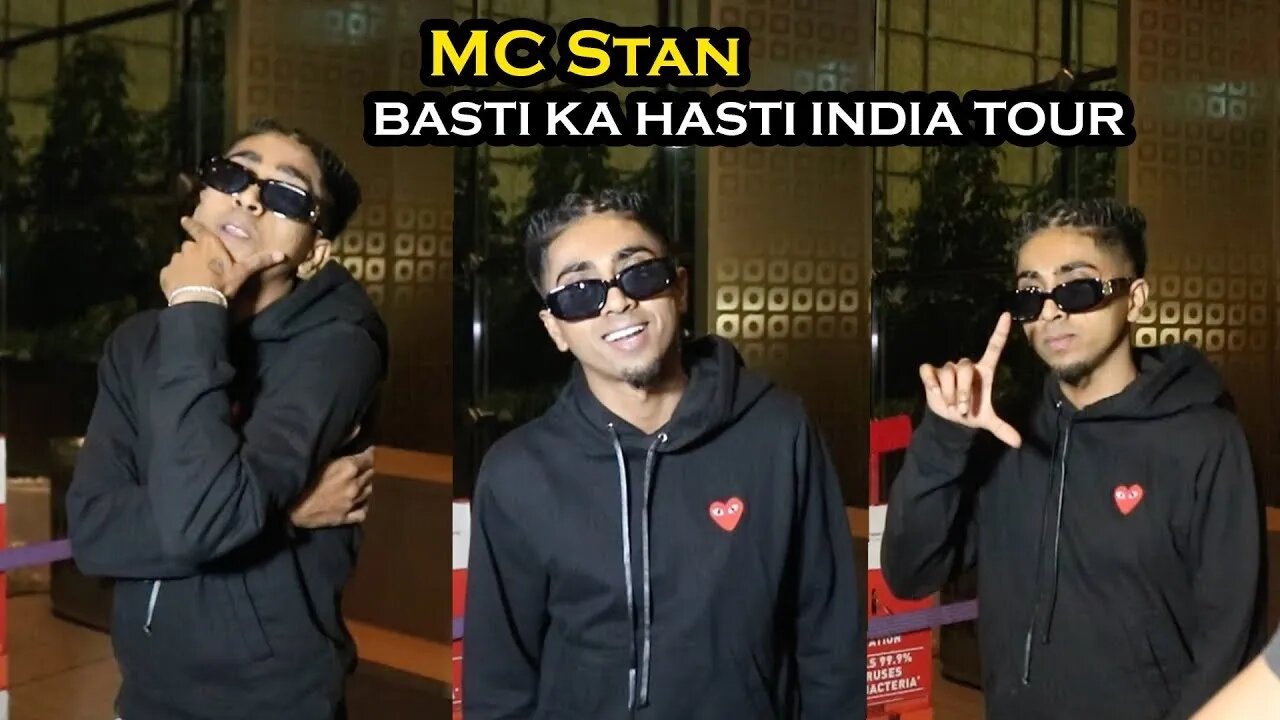 MC Stan Leaves For Indore Blaster Show BASTI KA HASTI INDIA TOUR MC Stan's Electrifying Performance