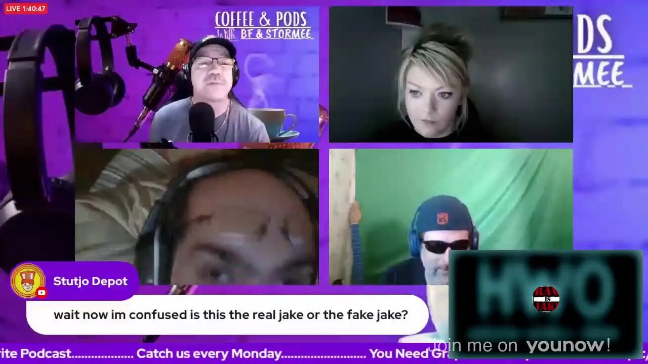 I'm LIVE on YouNow May 1, 2023