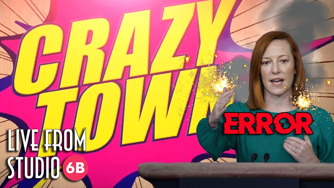 Crazy Town - Jen Psaki MALFUNCTIONS!!