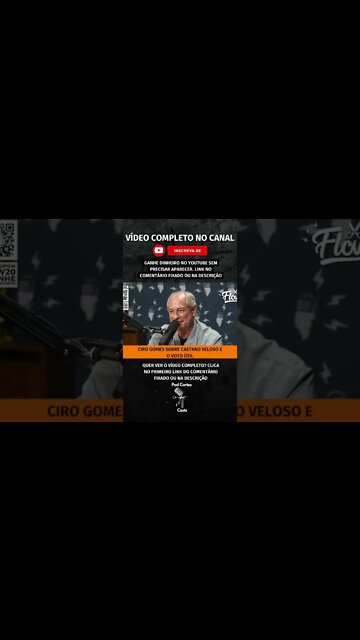 TRETA ENTRE CIRO GOMES E CAETANO VELOSO? #shorts #cirogomes #votoutil #caetanoveloso #eleições2022