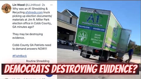 Proof Democrats Destroying Ballots In Georgia!