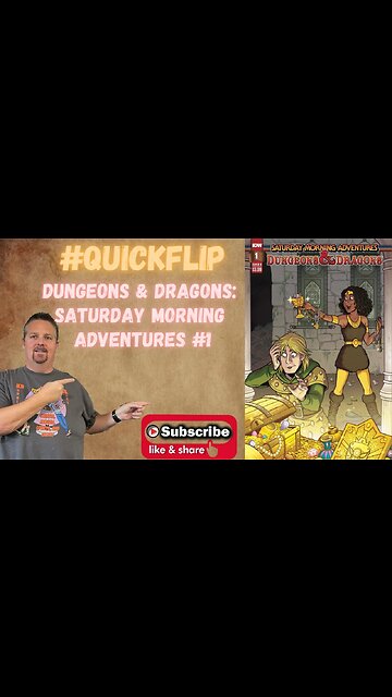 Dungeons & Dragons: Saturday Morning Adventures #1 IDW #QuickFlip Comic Review ,Kambadais #shorts