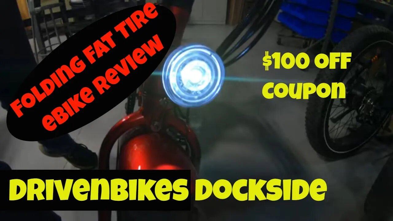 DrivenBikes "Dockside" - Folding Fat Tire Electric Bike Review