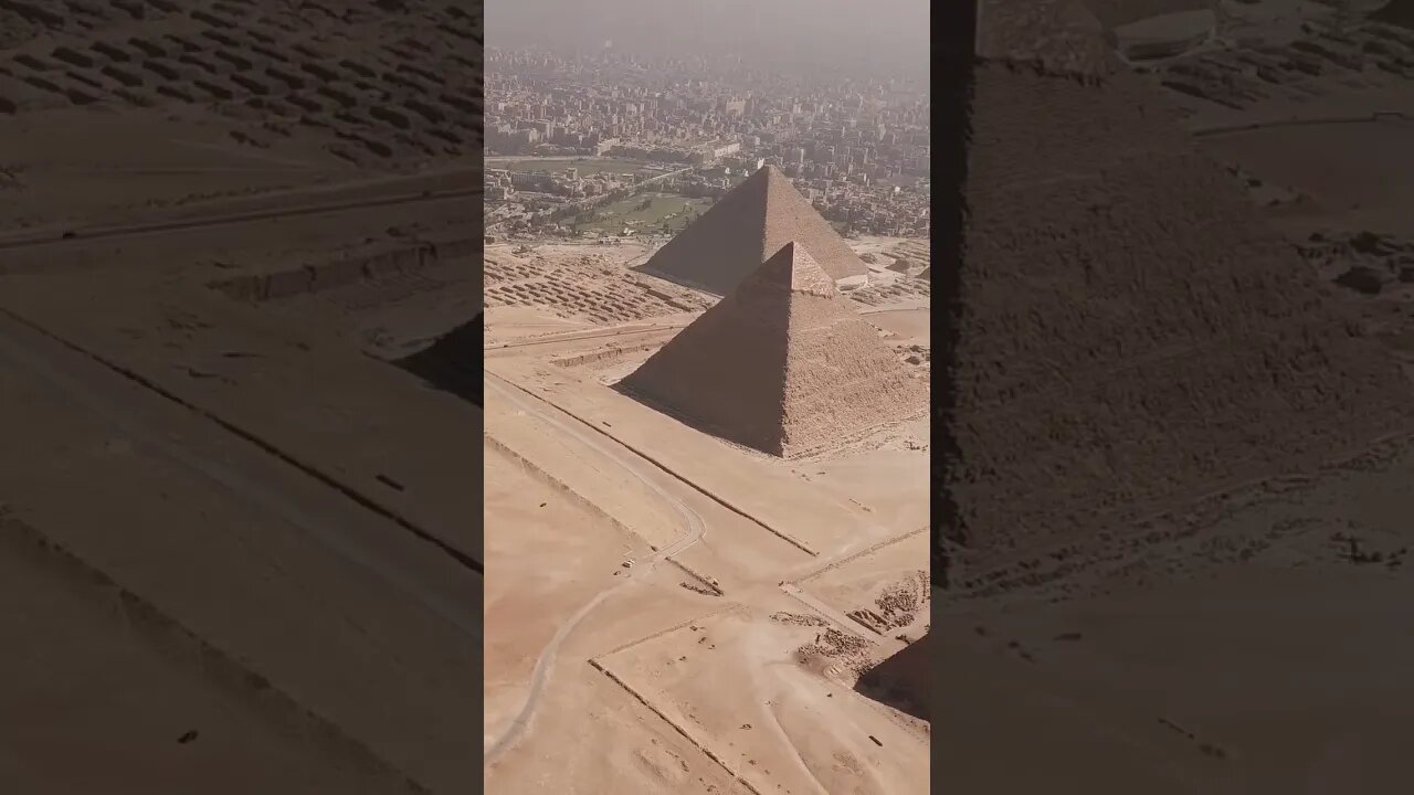 A Breathtaking Bird's Eye View of the Pyramids