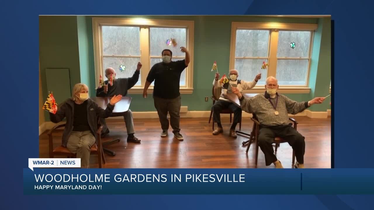 Woodholme Gardens in Pikesville says Happy Maryland Day!