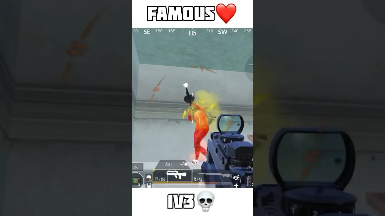 💀Famous 1Vs3 Clutch #bgmi #bgmiindia#pubgmobile#pubg#bgmishorts#bgmihighlights￼