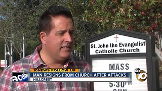 Gay man resigns from church to stop attacks