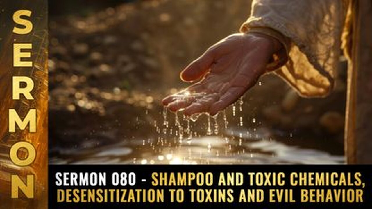 Sermon #080 - Shampoo & Toxic Chemicals, Desensitization to Toxins & Evil Behavior