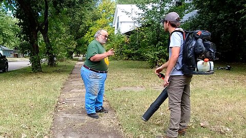 ANGRY Homeowner CONFRONTS Me While Mowing this VACANT Home