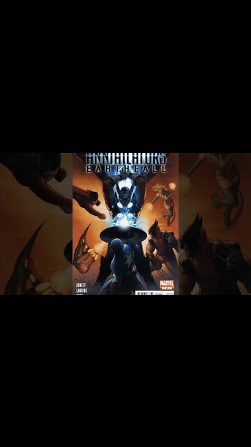 Marvel Comics "Annihilators Earthfall" Covers
