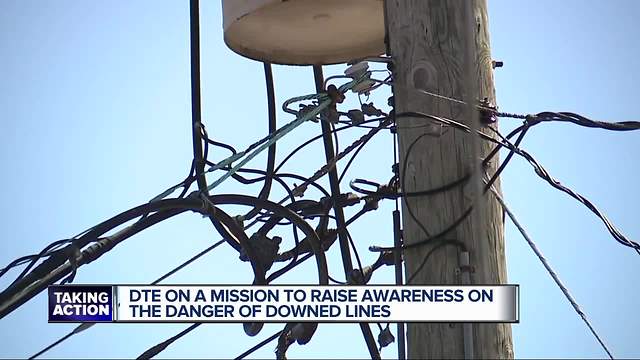DTE outlines mission to raise awareness about danger of downed power lines