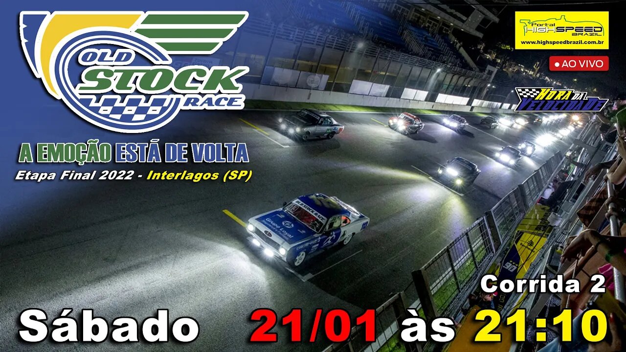 OLD STOCK RACE | Corrida 2 | Grande Final 2022 - Interlagos (SP) | Ao Vivo
