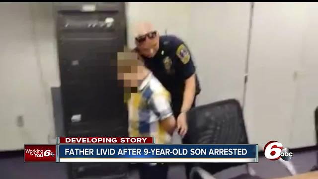 Father talks about his son's arrest at elementary school