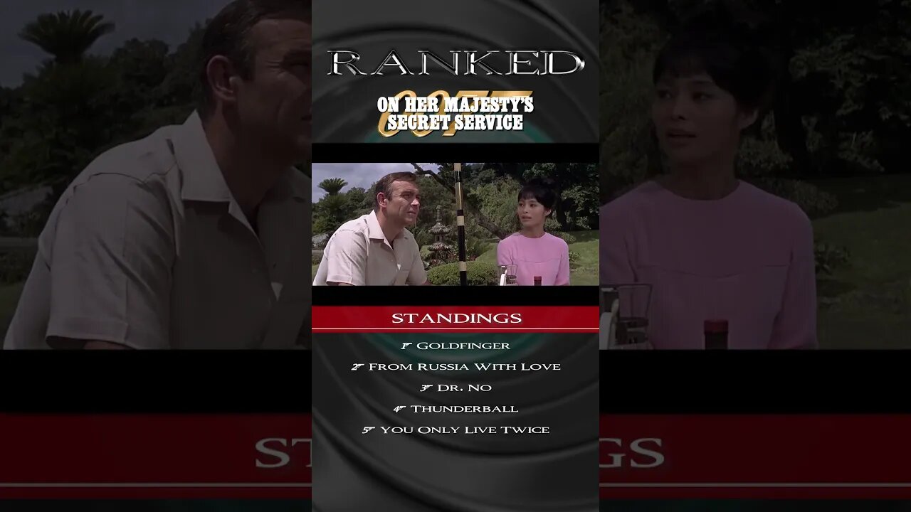 OHMSS doesn't beat Dr. No - James Bond 007