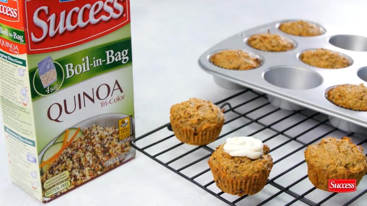 Success® Carrot Quinoa Muffins